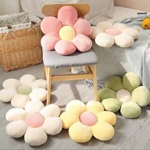 Floral Plush Cushions - Multicolor